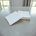 Coaster Set with Traditional Square Art grooved in with Coaster Holder Size 4 inches by 4 inches in Sides for Dining Areas or Office Spaces (Square Shape, Pack of 6)